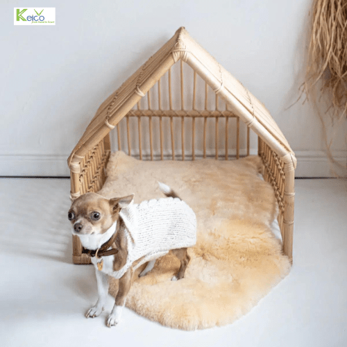 Wholesales pet items custom size made in Vietnam 8423070409 Vietnam rattan and bamboo factory