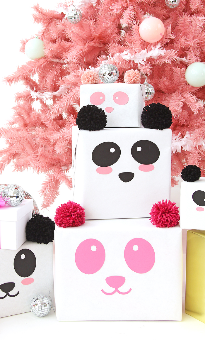 Panda Gift Wrap DIY // How to Wrap Your Presents Keiko Lynn