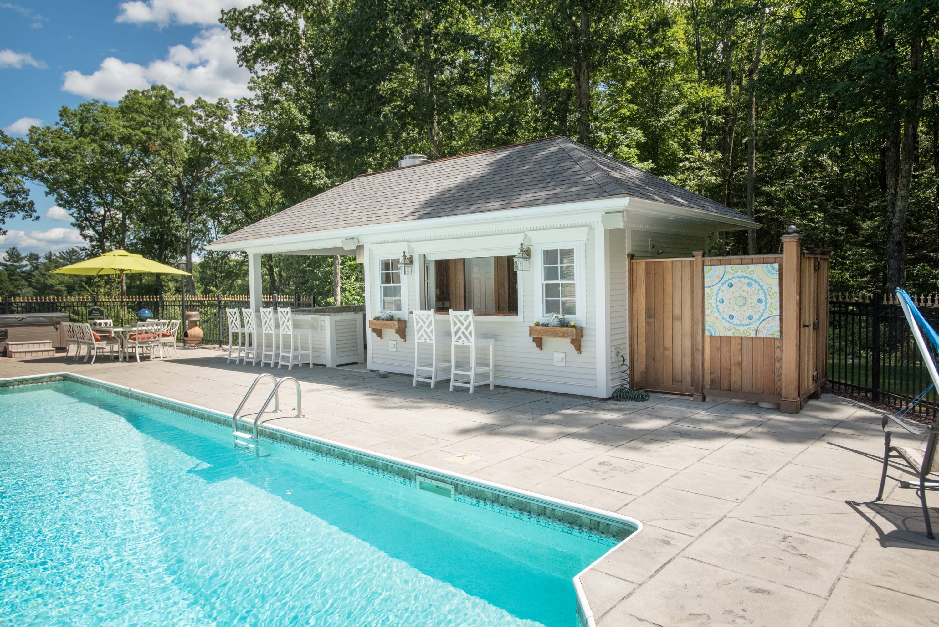 Leeds Pool House Keiter Corporation Western Massachusetts