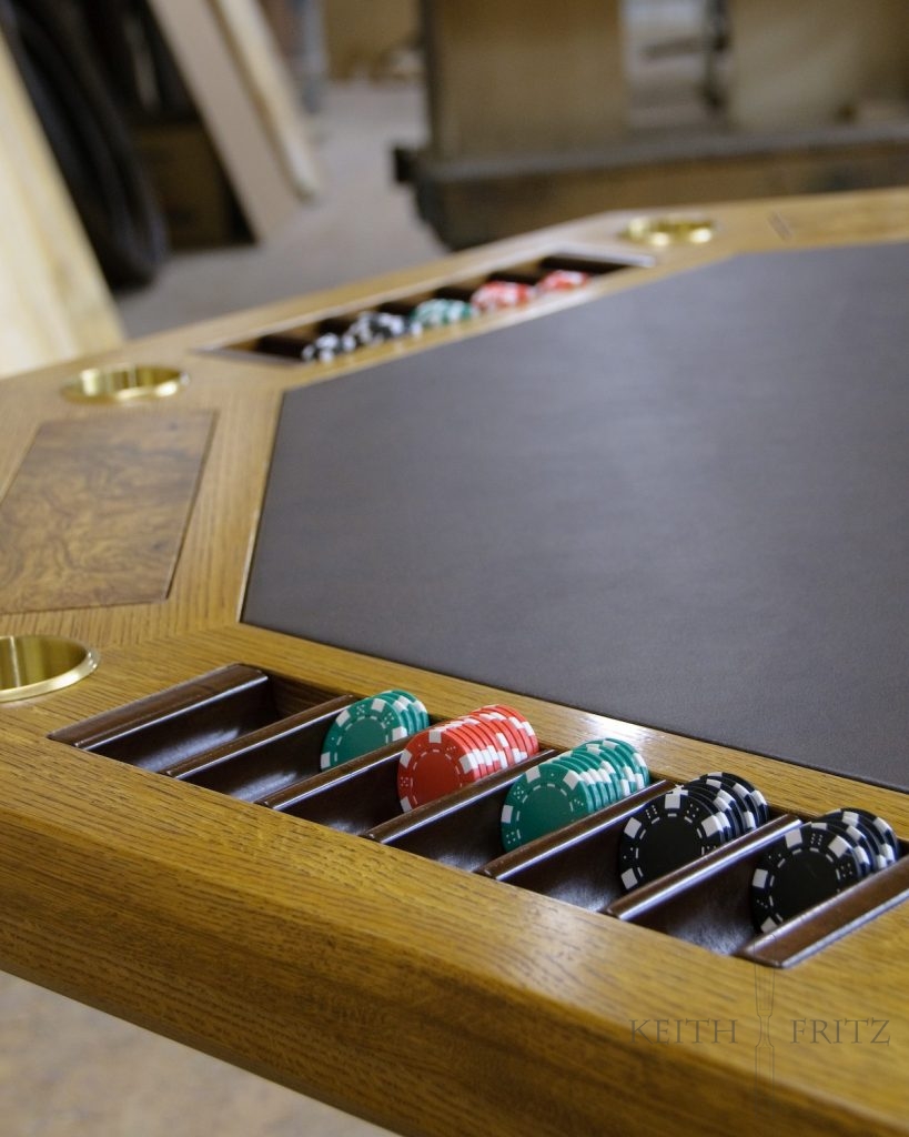 Octagon Poker Table 1 Keith Fritz Fine Furniture