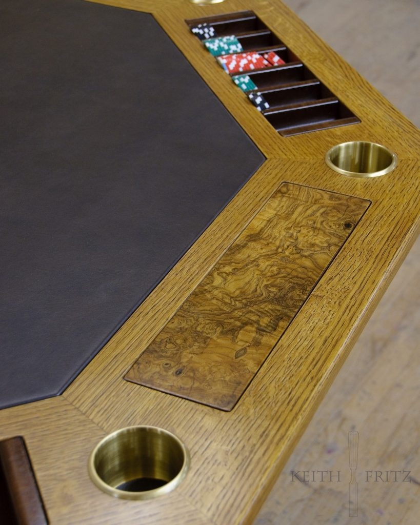 Octagon Poker Table 1 Keith Fritz Fine Furniture