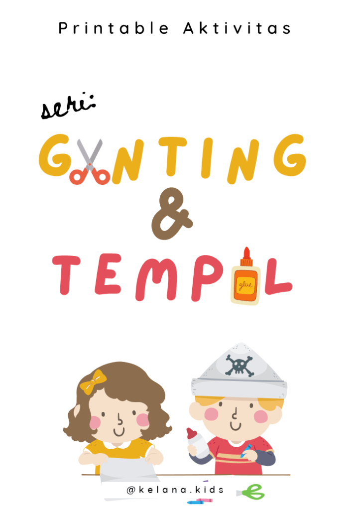 [ Printable Activity ] Worksheet Aktivitas Seri Menggunting