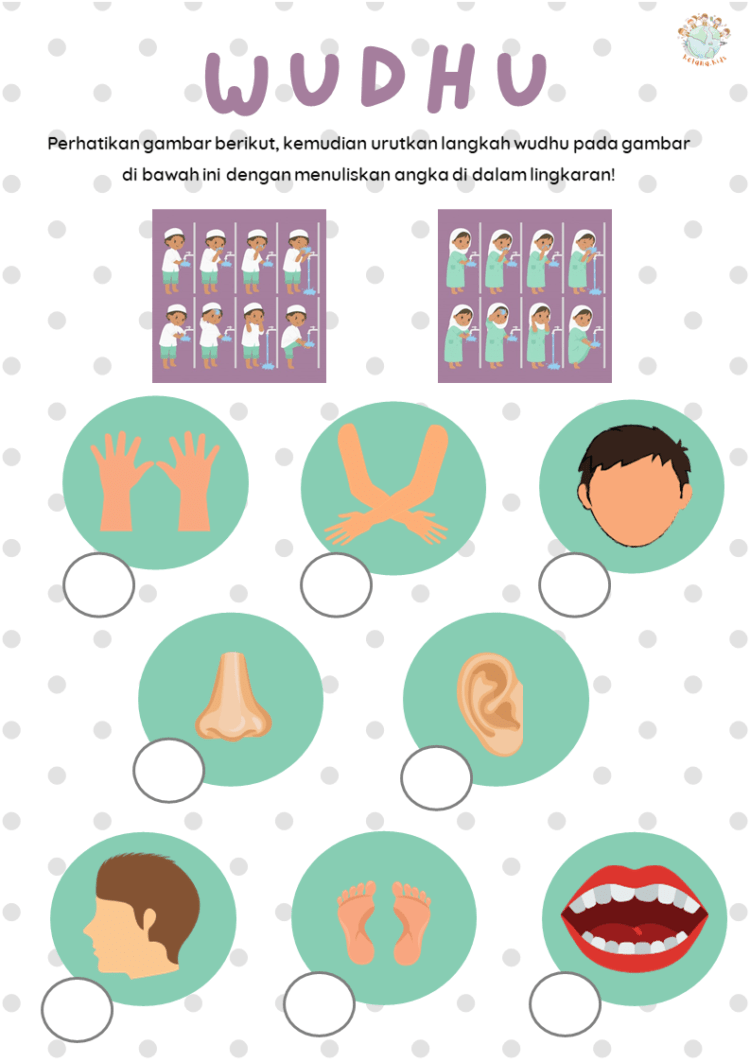 Printable Worksheet Lembar Kegiatan Aktivitas Ramadhan Anak