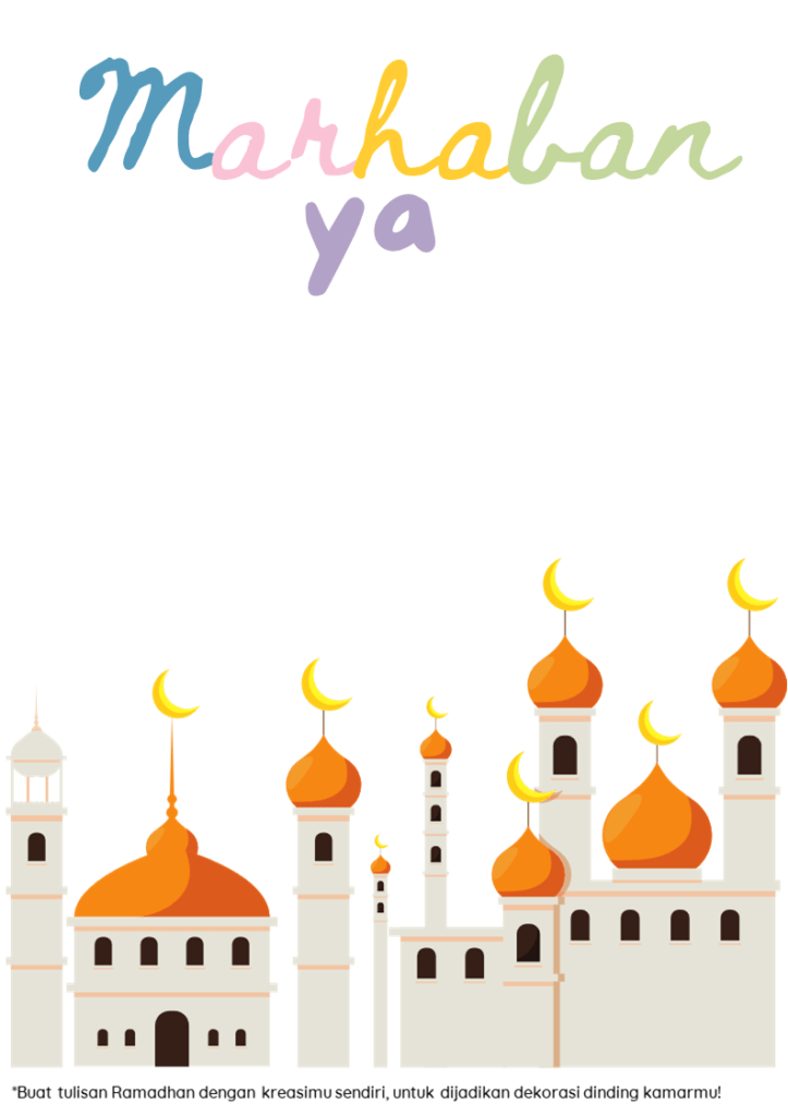 Printable Worksheet Lembar Kegiatan Aktivitas Ramadhan Anak