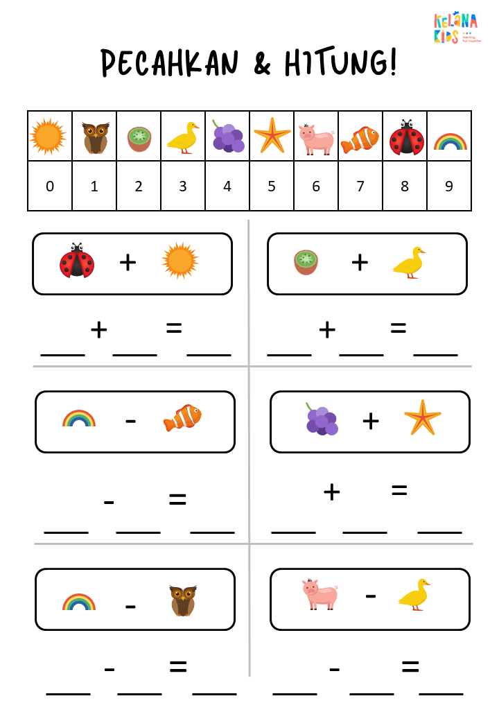 Rekomendasi Worksheet Matematika Untuk Anak TK Terbaik!