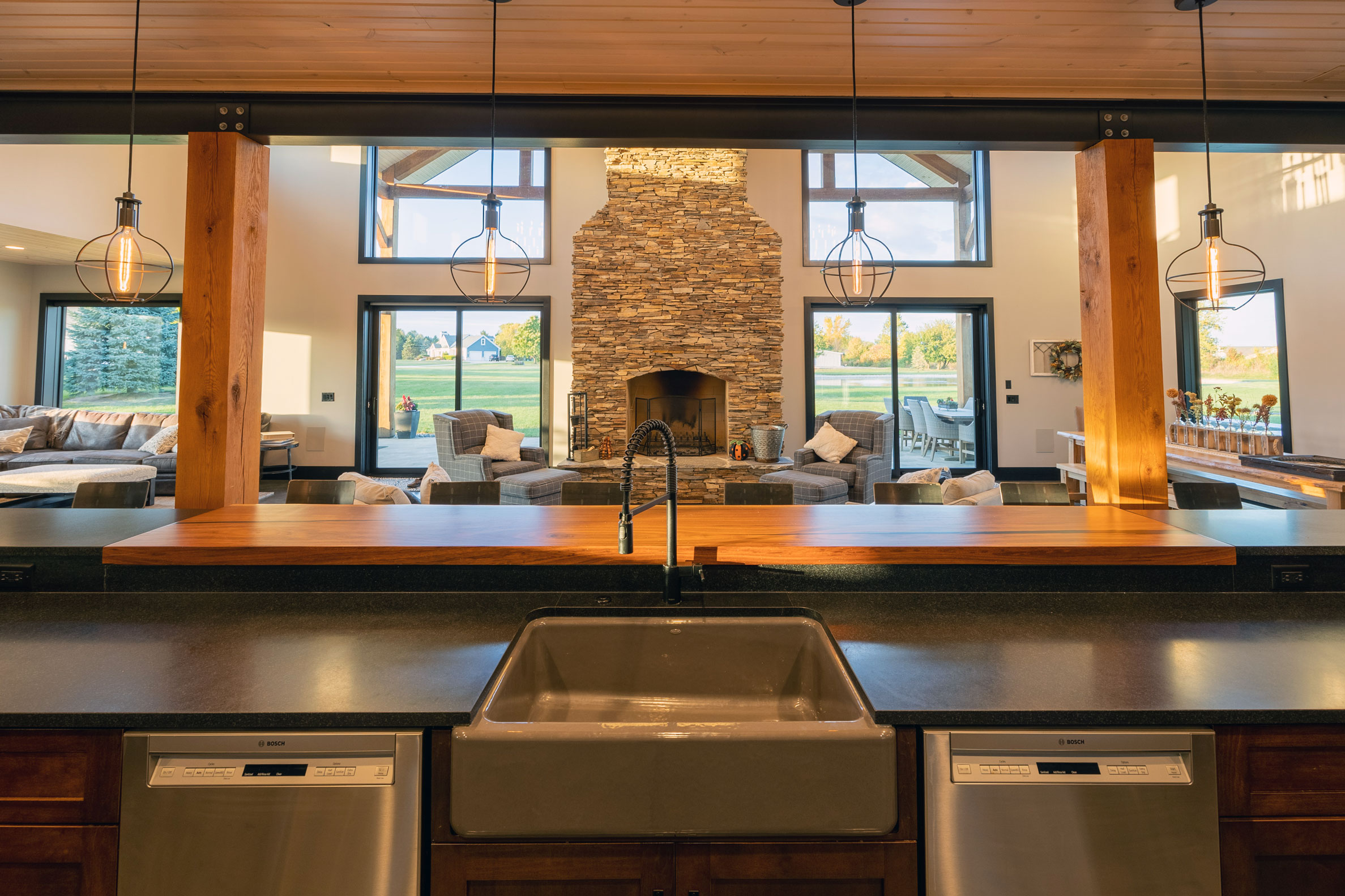 Stunning Timber Framed Lodge Keller Builders