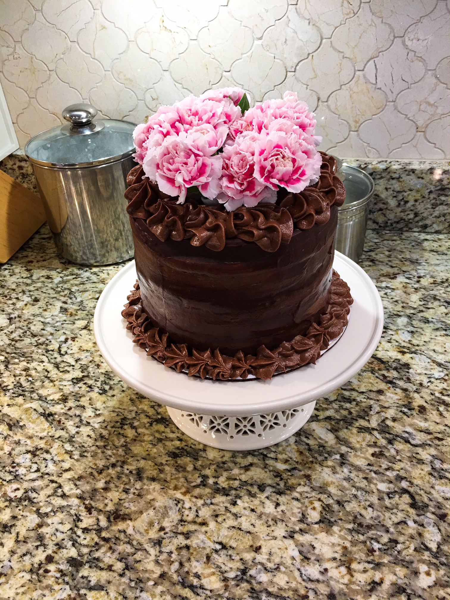 Chocolate Ganache Cake Kellie Rice Cakes