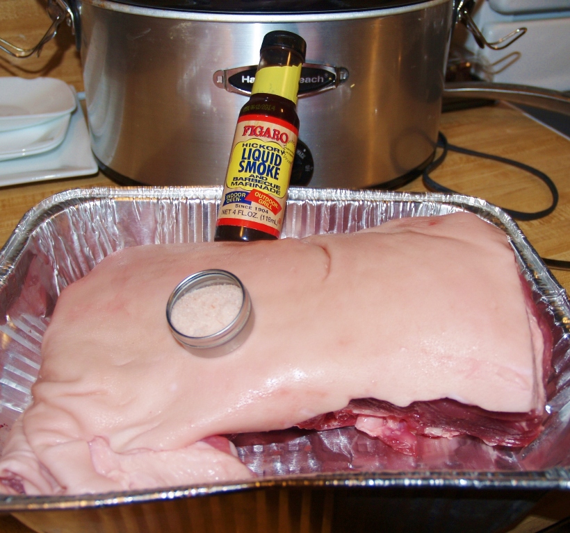 Crock Pot Kalua Pork & Homemade BBQ Sauce