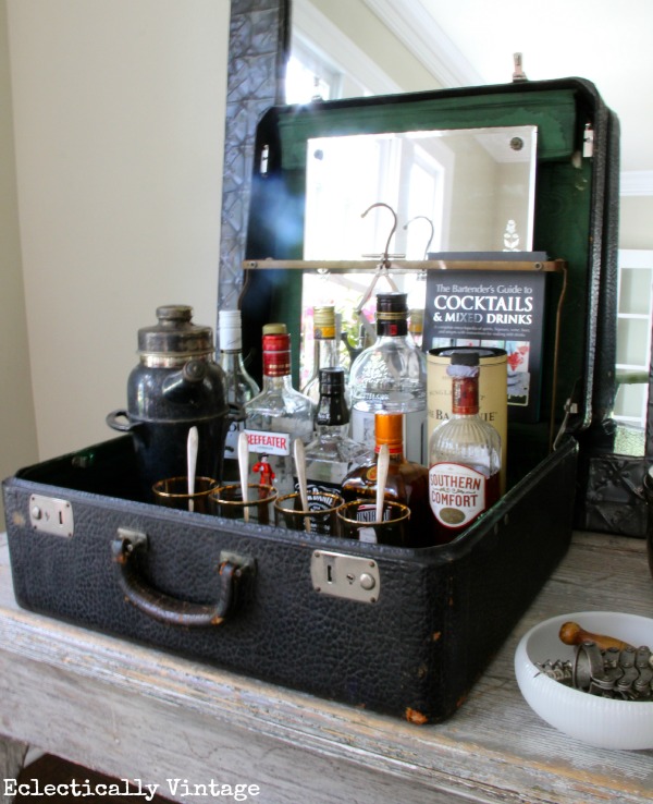 Vintage Suitcase Bar Kelly Elko