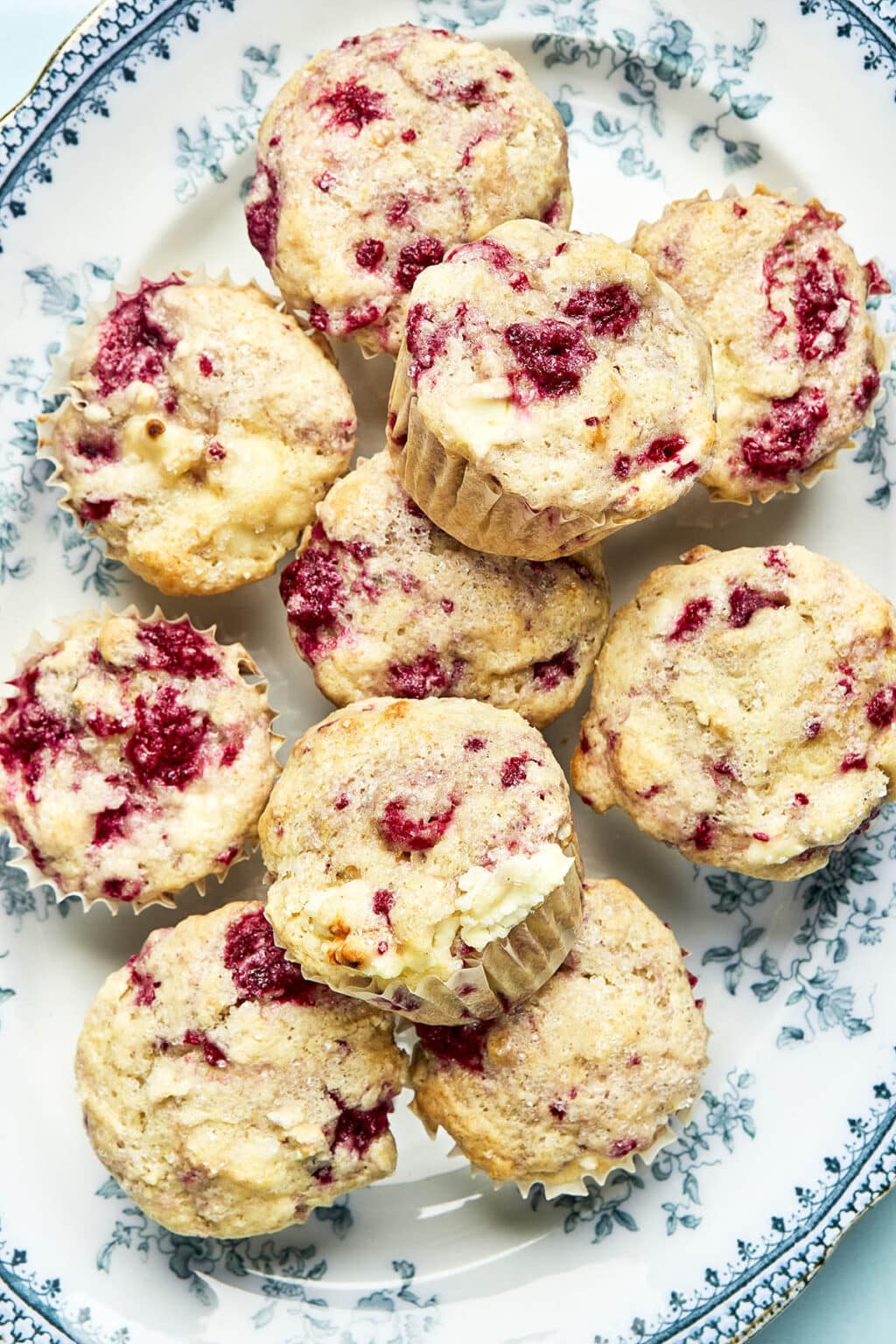 Raspberry Lemon Muffins With Cream Cheese Kelly Neil