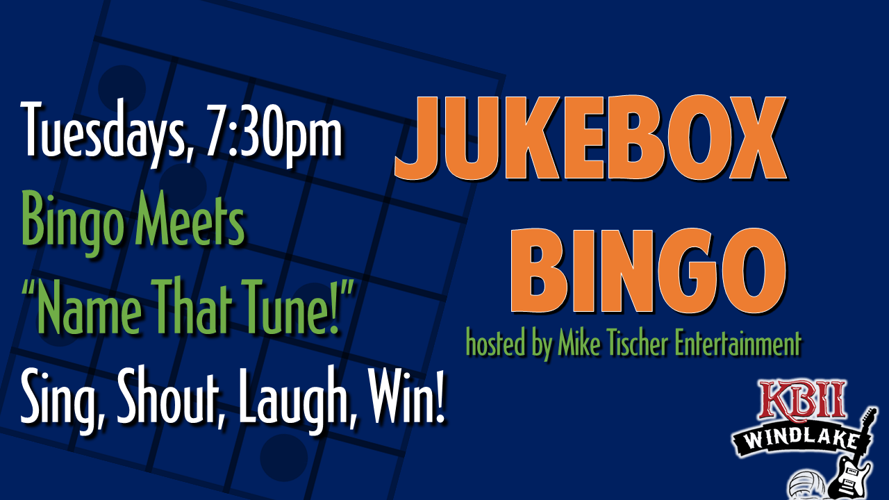 Jukebox Bingo! Kelly's Bleachers Wind Lake