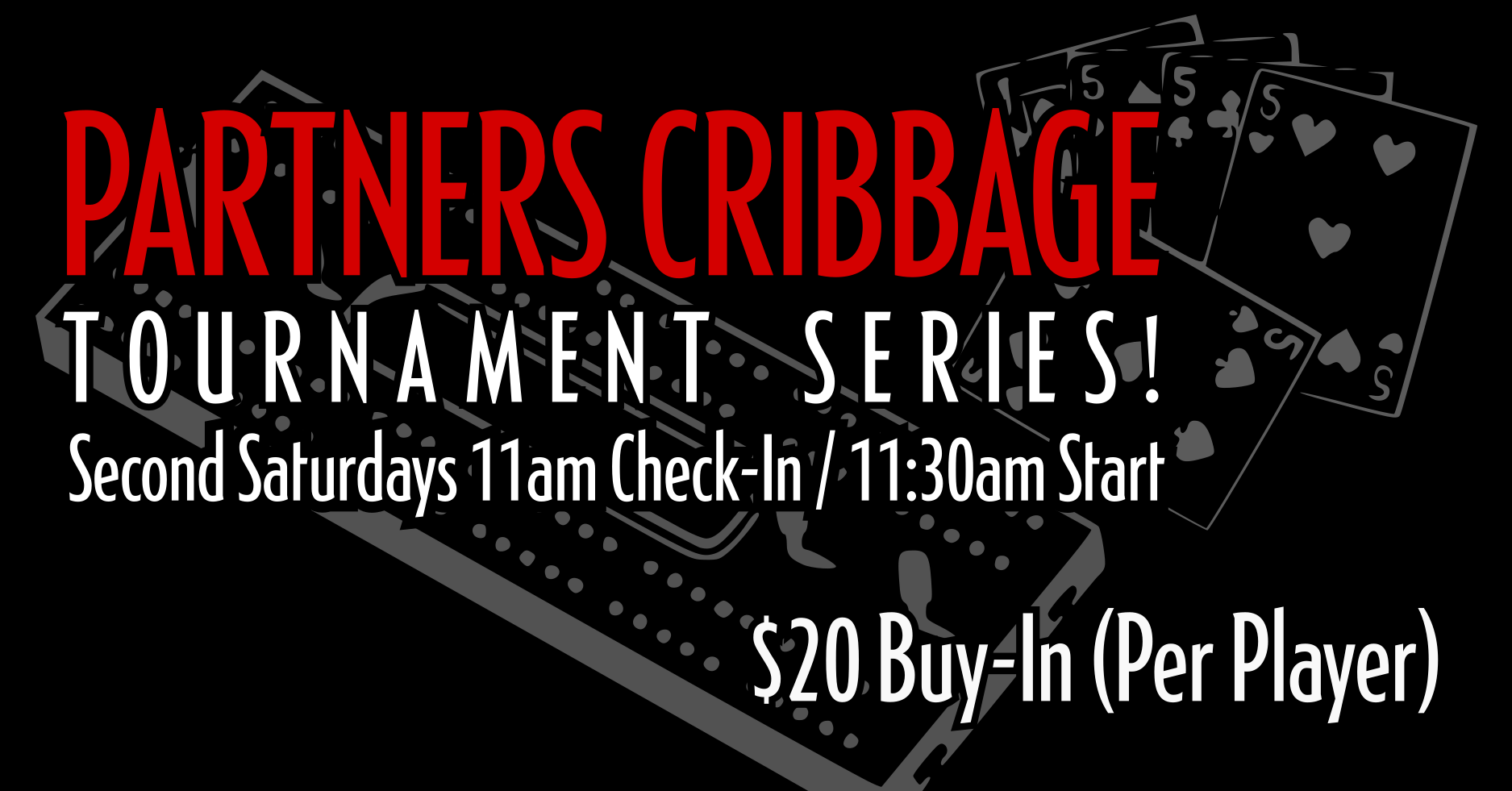 Partner’s Cribbage Tournament Series! Kelly's Bleachers Wind Lake