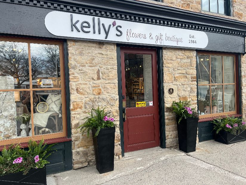 to Kelly’s Flowers located at 63 Gore Street East! Kelly's