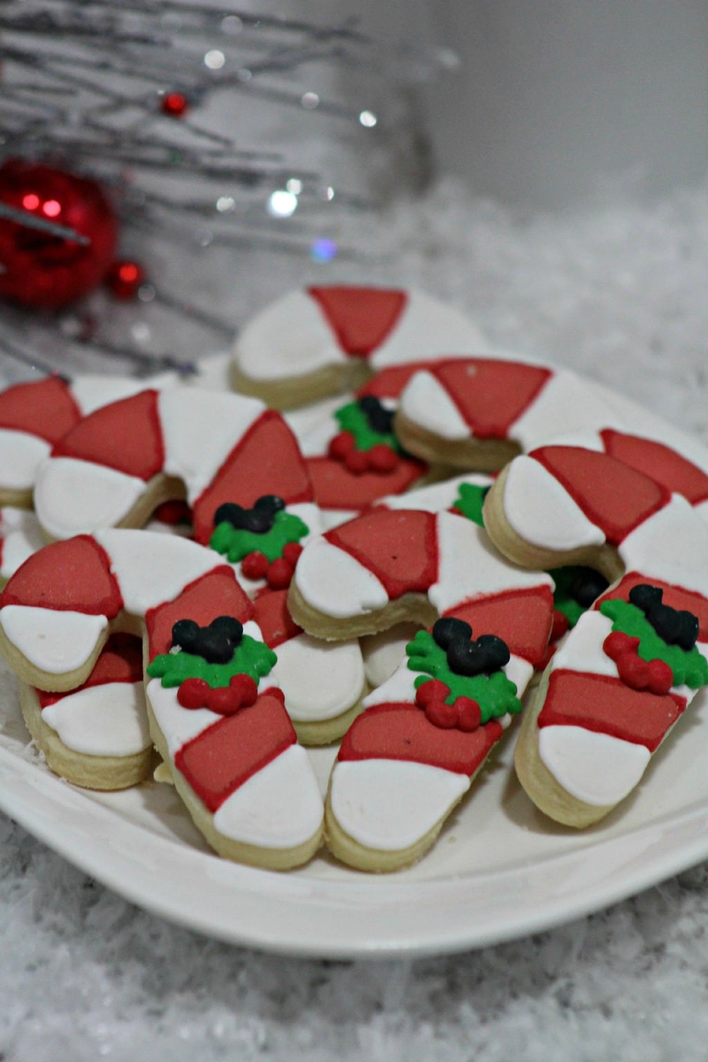 Hidden Mickey Candy Cane Cookies Food Fun & Faraway Places