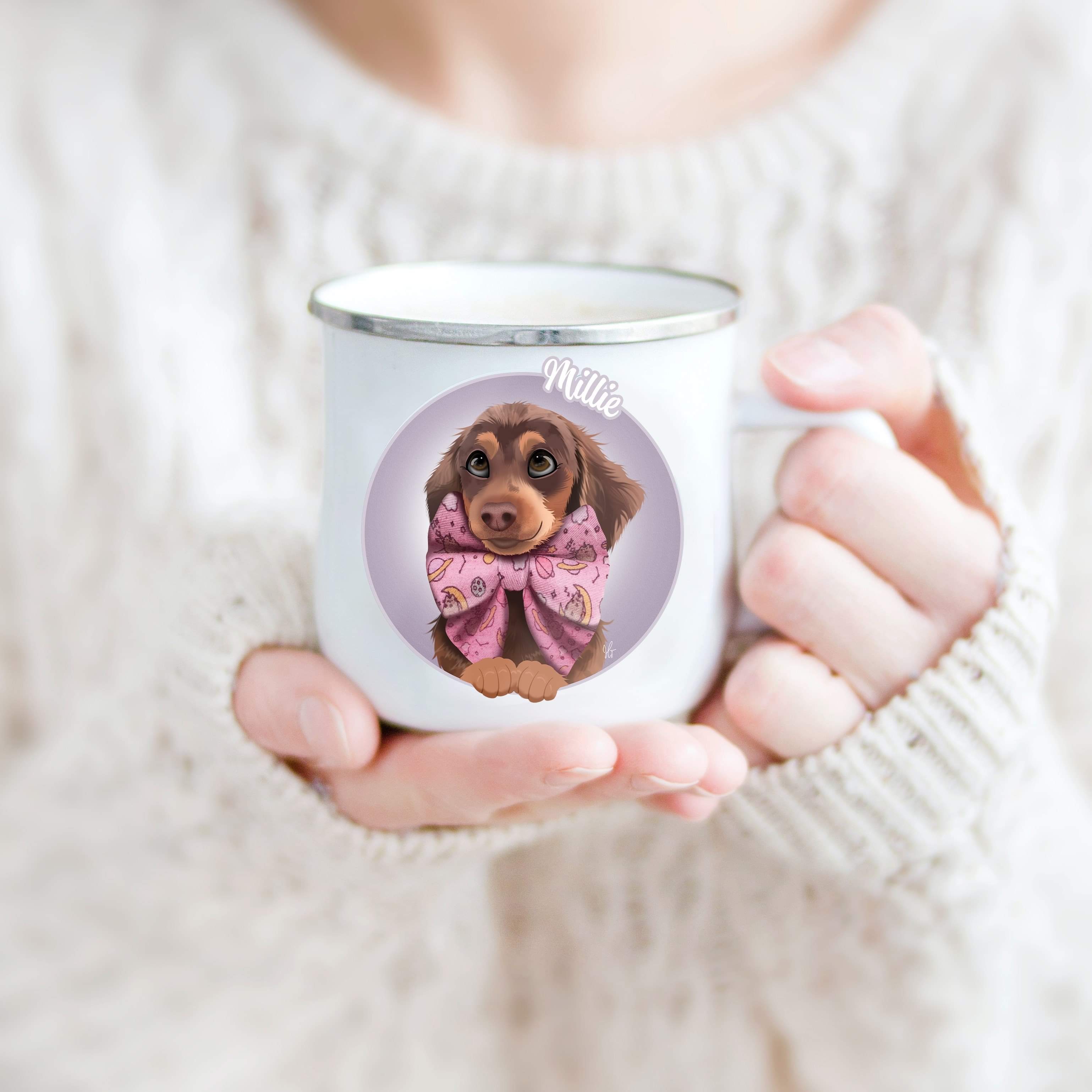 Custom Digital Pet Portrait Jessie Kraan JL Break ART