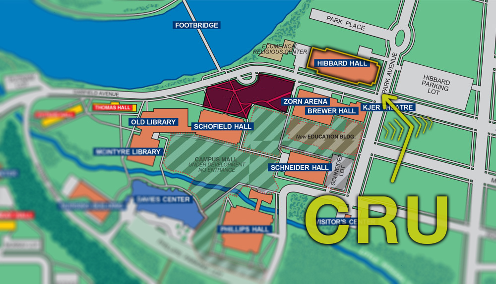 Eau Claire Campus Map