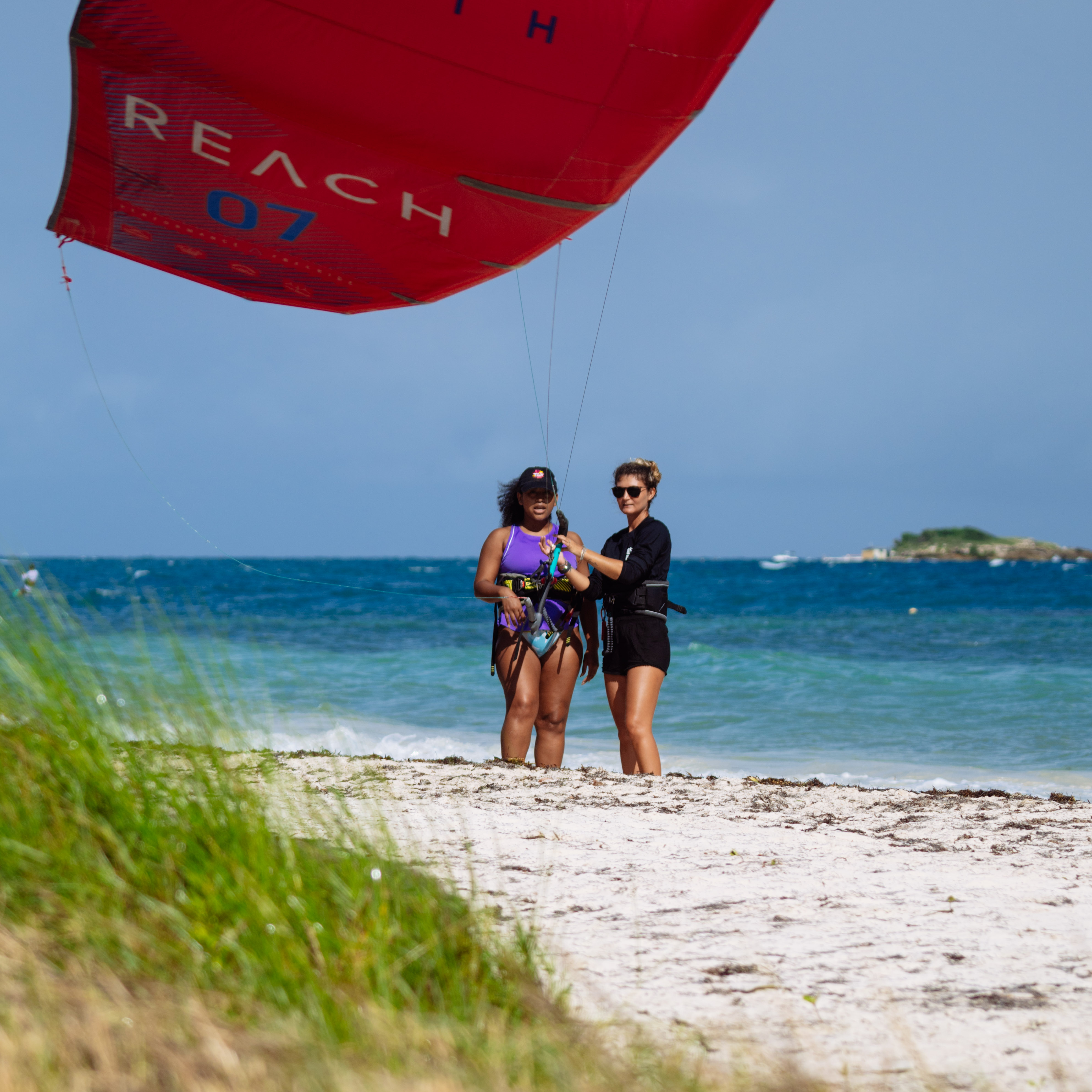 Kitesurfing Lessons in Antigua & Barbua Kiteboarding Lessons