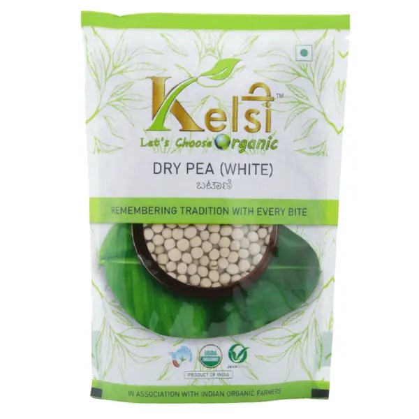 Organic White peas / Dry Peas (500g)