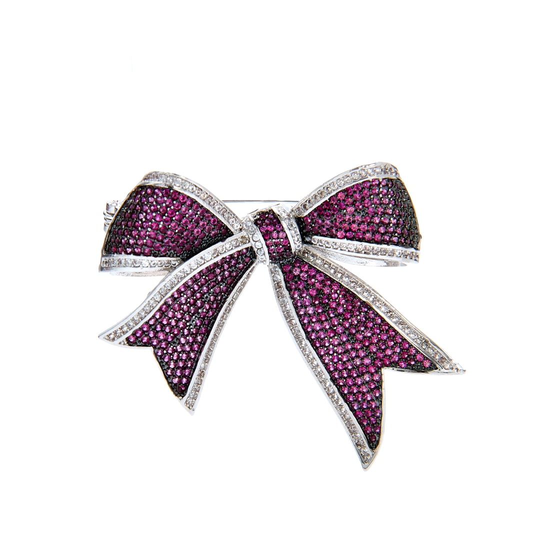 Pinkish Ribbon Brooch Kelvin Gems Ribbon brooch, for wedding, for