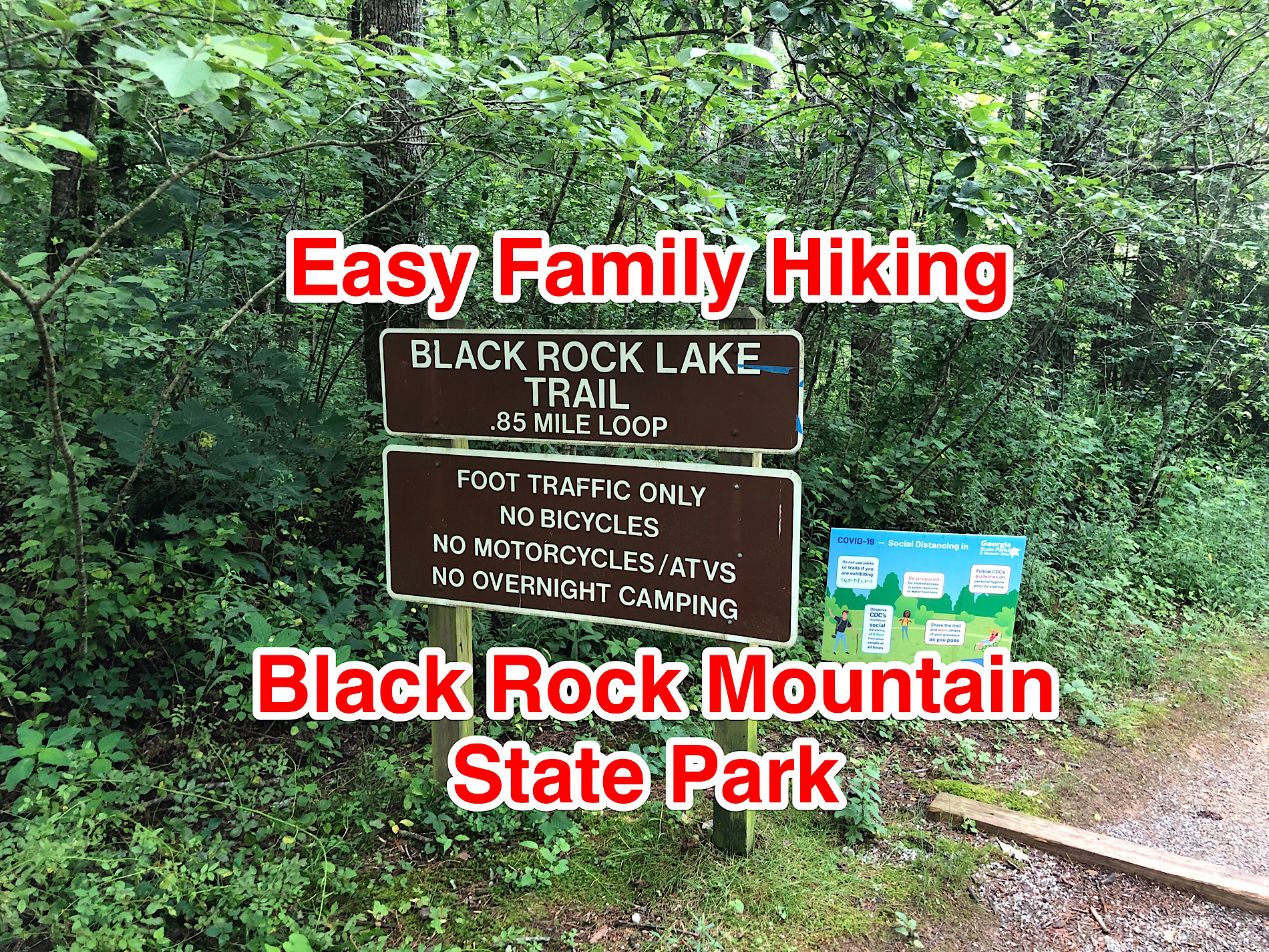 Hiking Black Rock Lake Trail Black Rock Mountain State Park