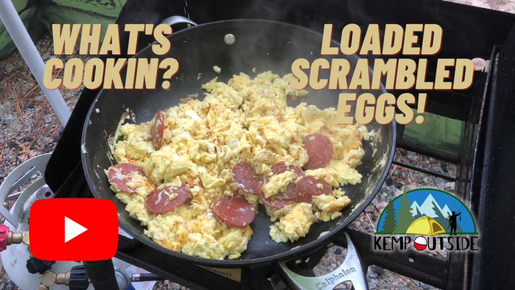Loaded Scrambled Eggs! A Camping Breakfast Your Kids Will Love!