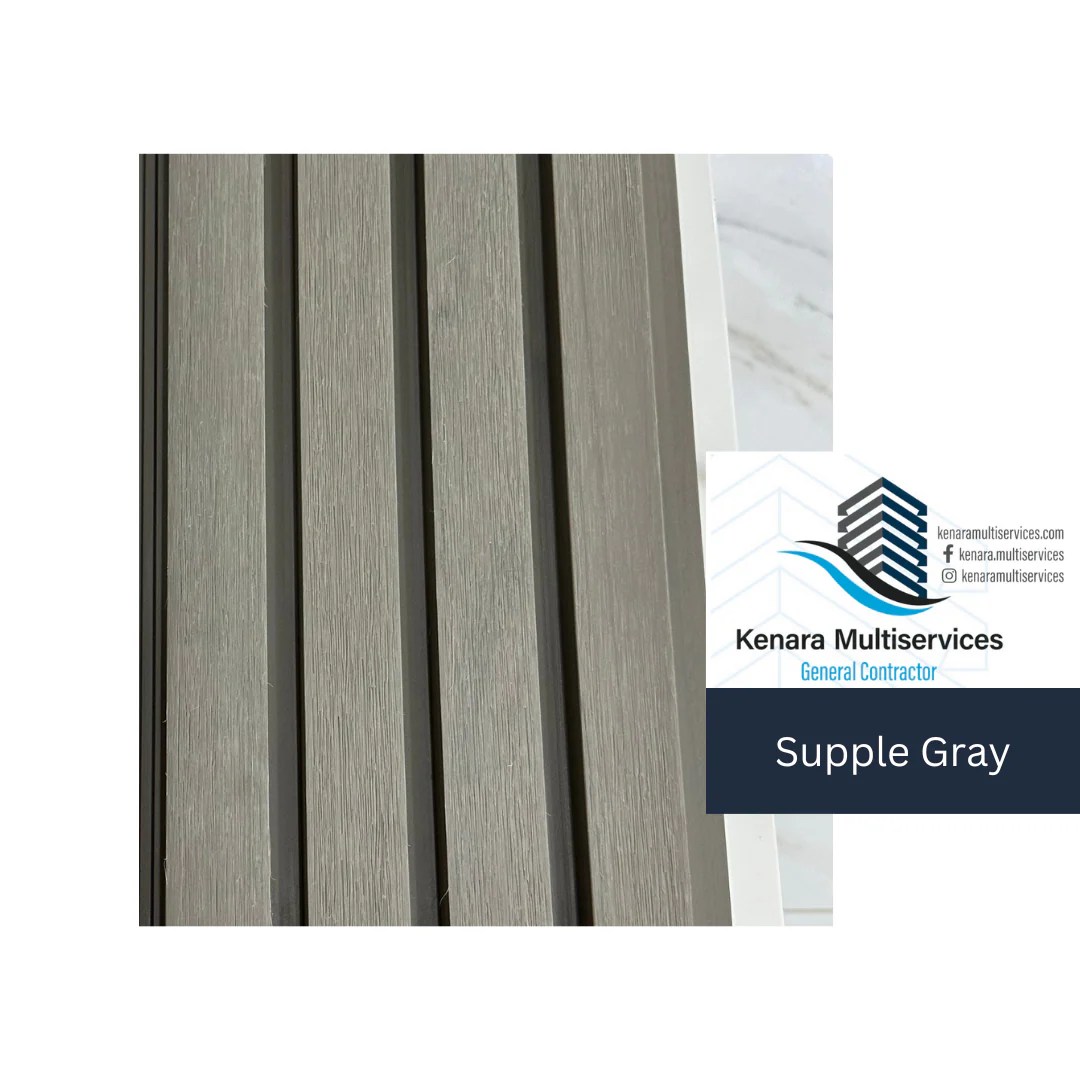 New Generation 2023 PVC Siding Panels; Wood Look Kenara Multiservices