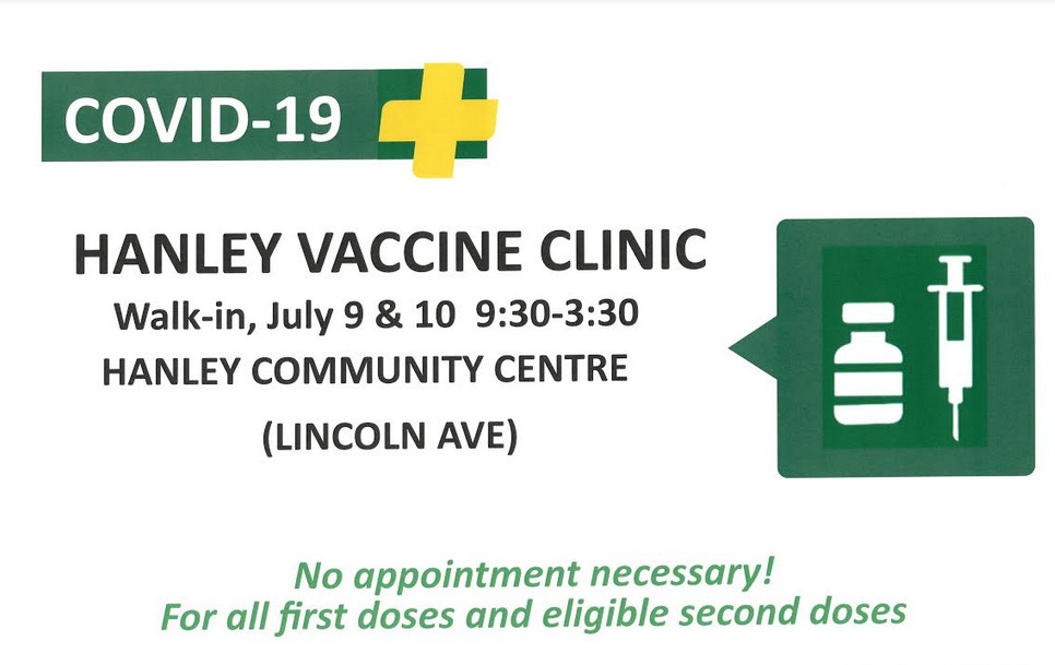 Vaccine Clinic Hanley Village of Kenaston