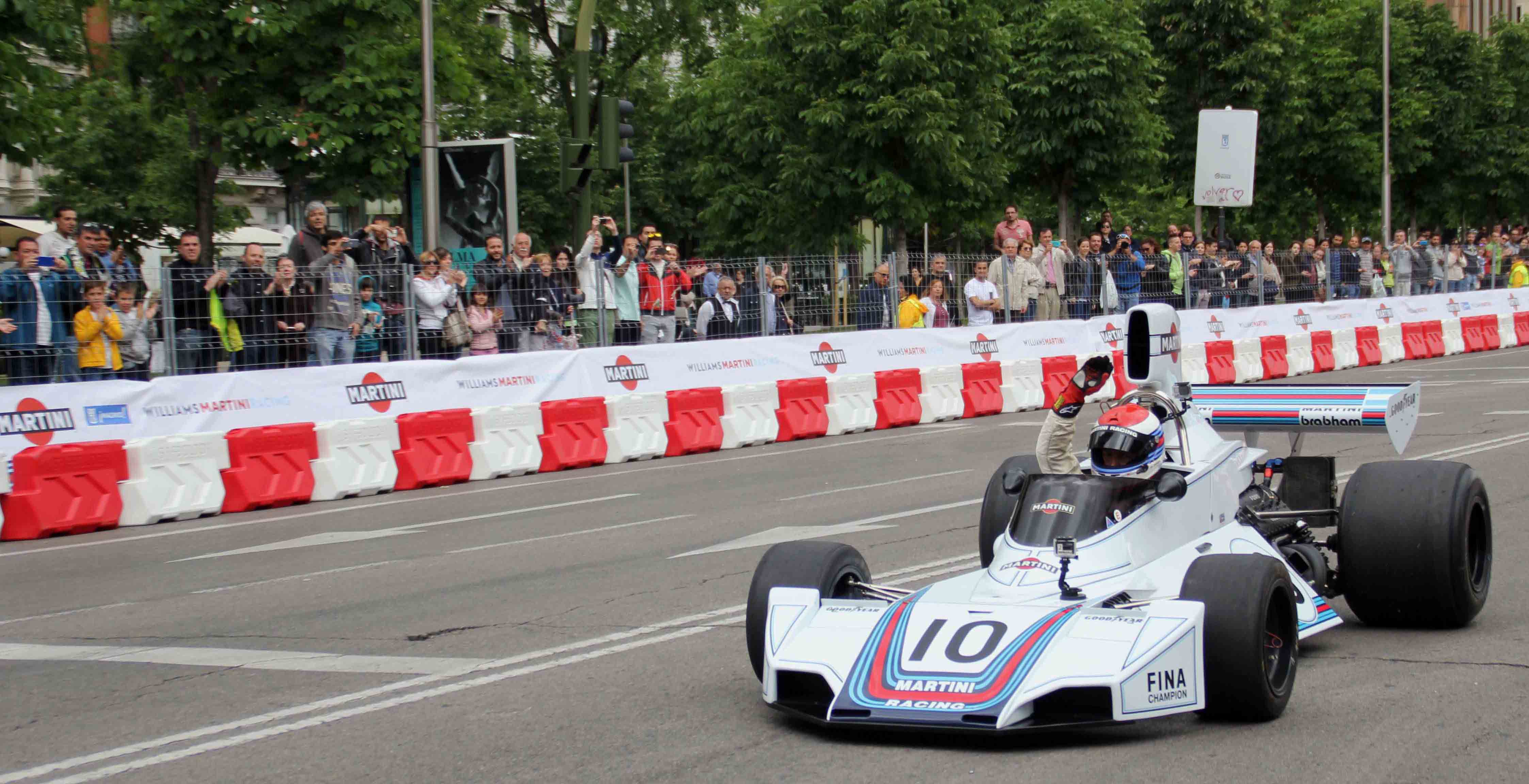 Kendle Adams Motorsport Martini Racing F1 Street Demo, Madrid