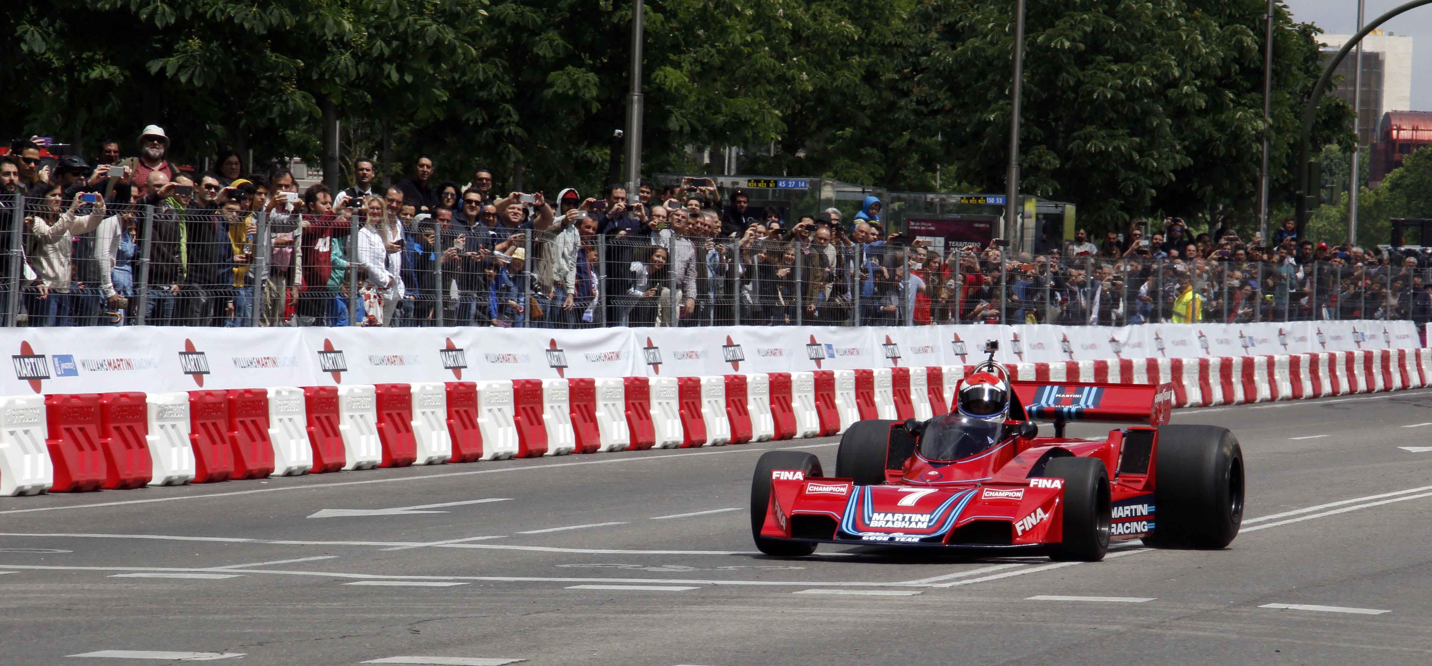 Kendle Adams Motorsport Martini Racing F1 Street Demo, Madrid