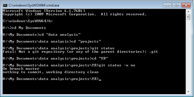 Git How to know if your directory is already under version control?