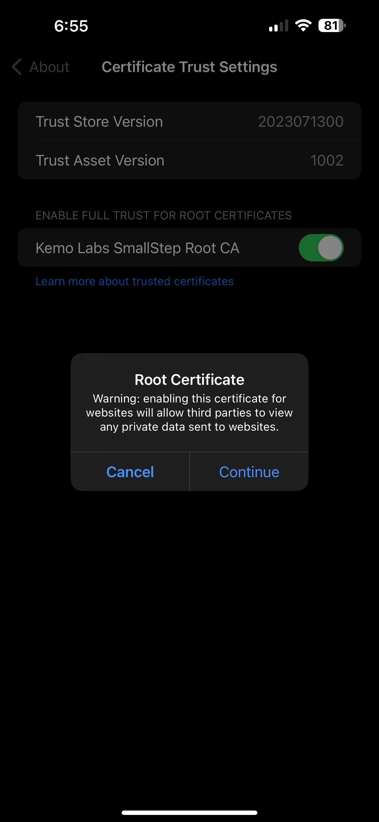 Adding Trusted Root Certificate Authorities | Ken Moini