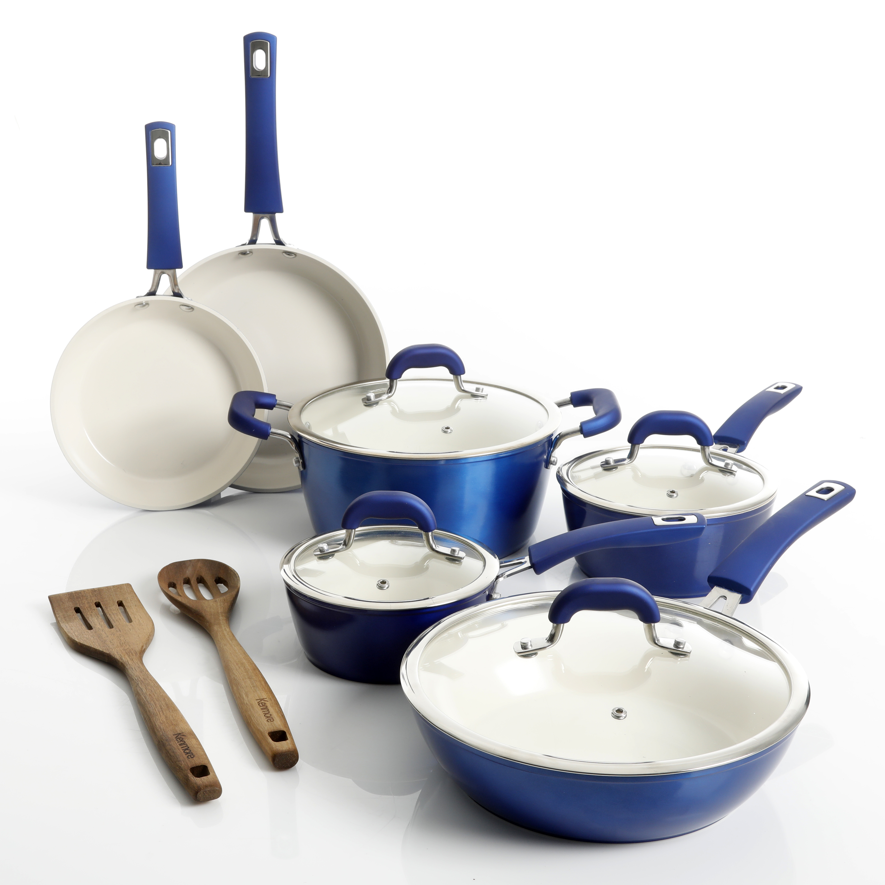 Kenmore Arlington 12Piece Ceramic Nonstick Aluminum Cookware Set