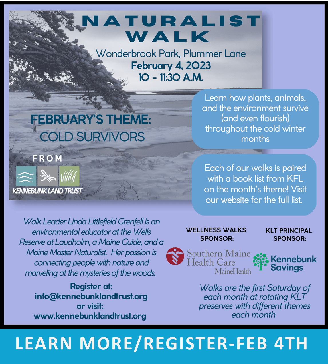 Kennebunk Land Trust Protecting the Natural Areas of Kennebunk & Arundel