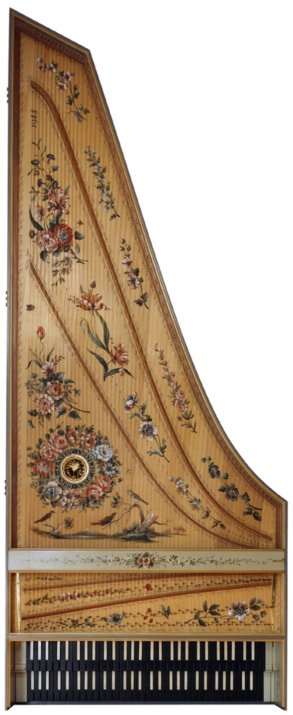 Kennedy Harpsichords French style soundboard
