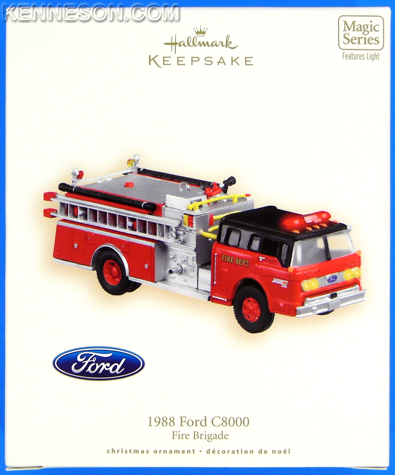 1988 Ford C8000 Fire Brigade 5 Fire Truck Magic Hallmark Keepsake