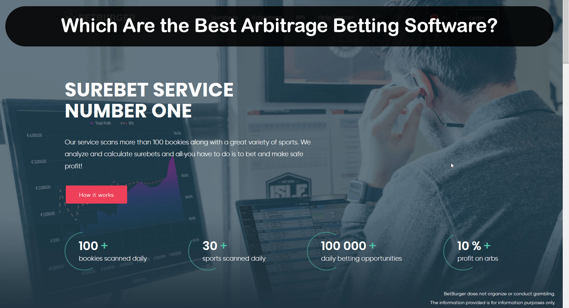 Best Arbitrage Betting Software (6 Categories 24 Arbitrage Betting