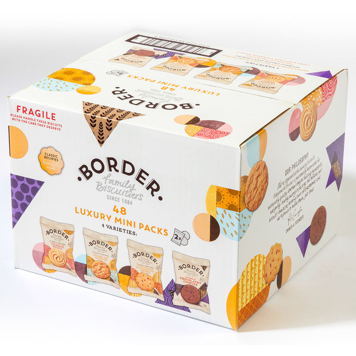 Border Biscuits Luxury Mini Pack Assortment, 48 x 2 Biscuits