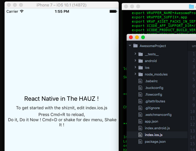 Writing a simple mobile app with ReactNative Part 1