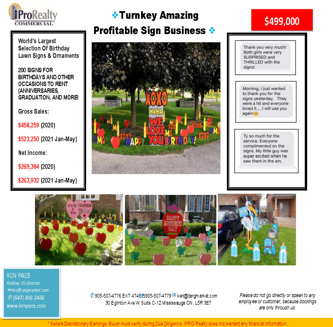 Amazing Sign Business For Sale Covid Friendly Ken Paes Business Broker