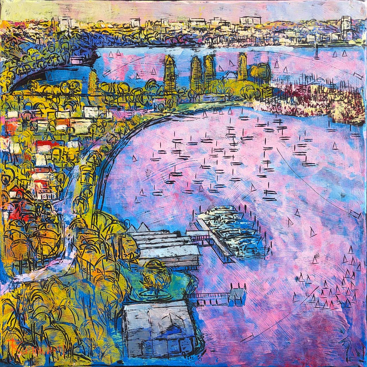 Still Water Ken Rasmussen Oil Painting