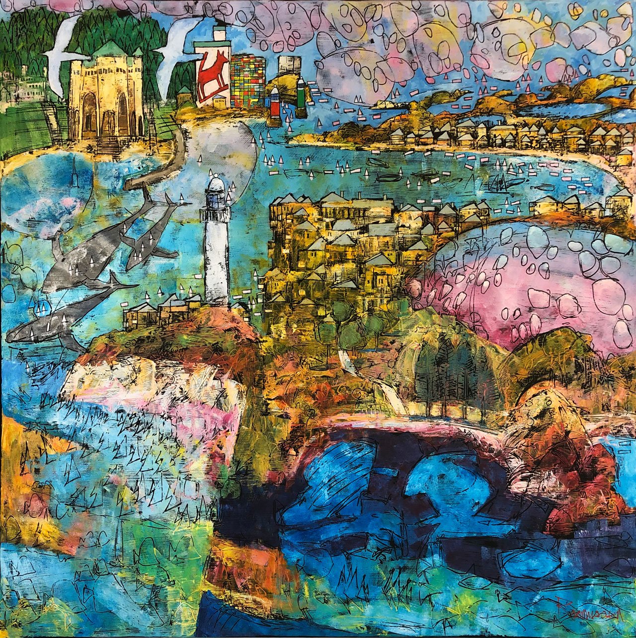 Ken Rasmussen Australian Impressionist Oil Paintings