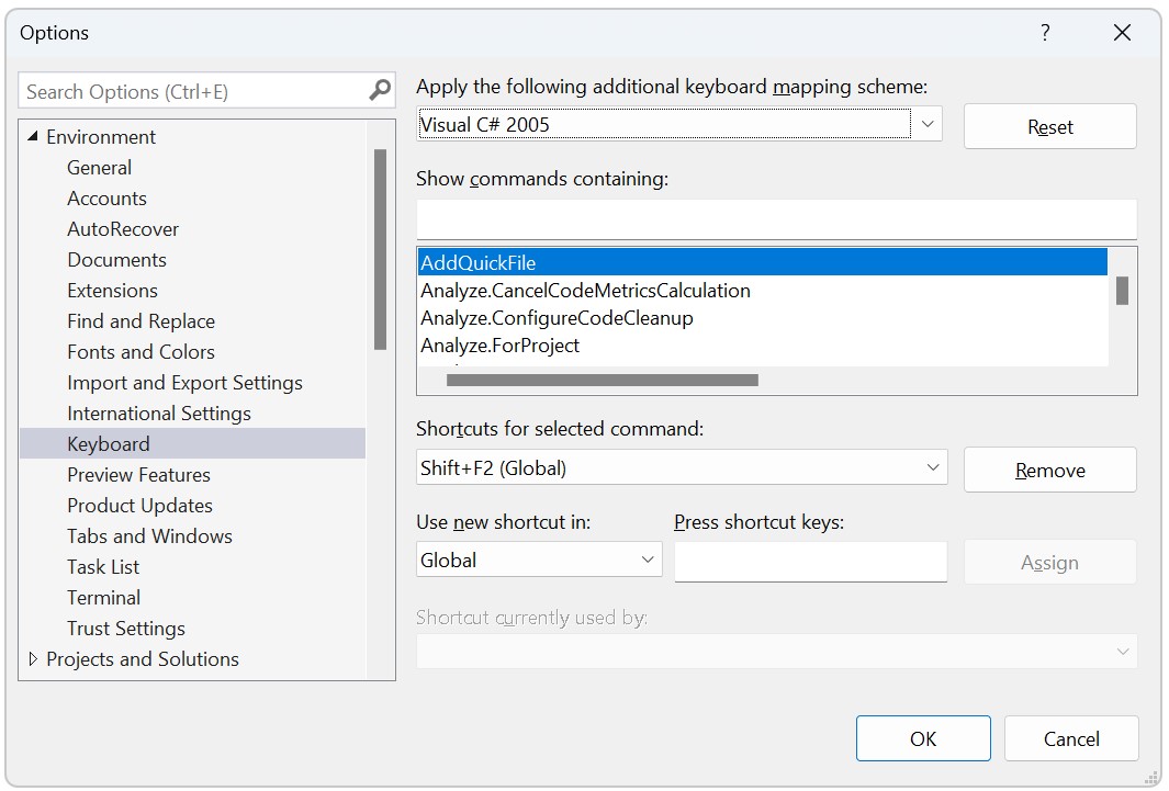 Visual Studio Shortcuts Improving the speed of coding