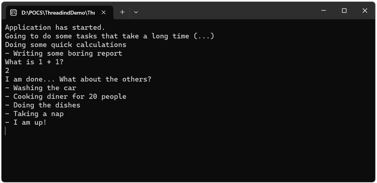 Learn C Part 22 Tasks And Threading Kens Learning Curve