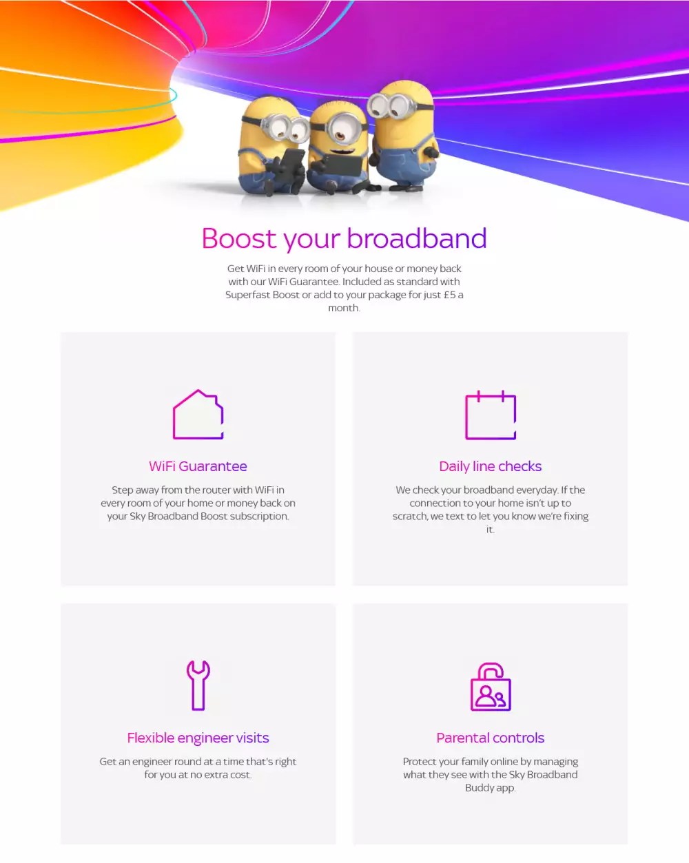 Sky Broadband Boost Review WiFi Guarantee & Line Checks