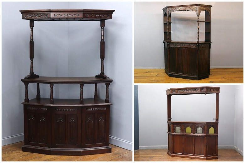 【英国インテリア特集】家庭用のホームバーカウンターをご紹介 英国アンティーク家具専門販売店｜ケントストア