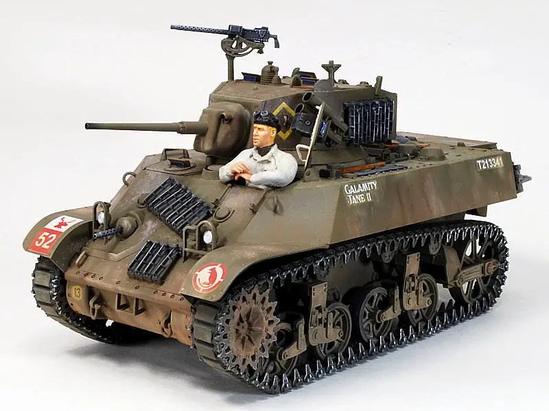 M3A3 スチュアート アメリカ軍軽戦車 AFVクラブ 1/35 組立と塗装・製作 