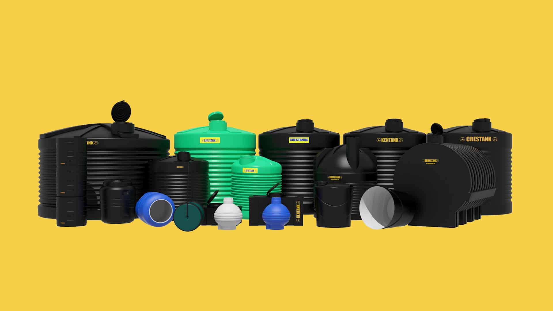 Pallets Kentainers water tanks, kentank, tanks, water storage