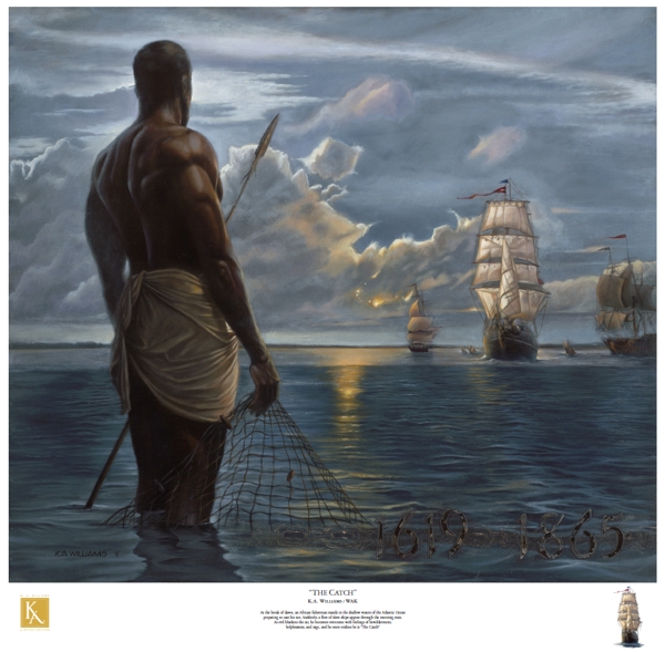 1619 to 1865 "The Worst Sight" by Artist Kevin "WAK" Williams