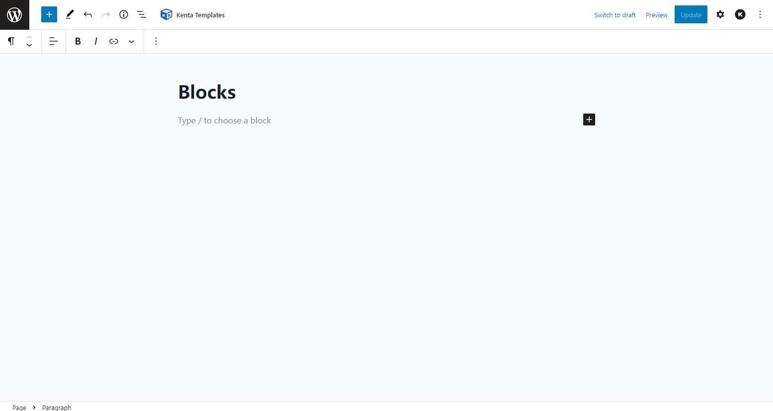 Kenta Gutenberg Templates Library Kenta