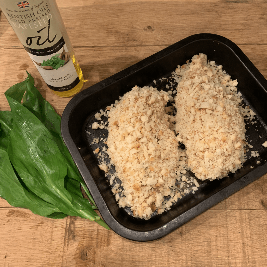 Wild Garlic Chicken Kiev Kentish Oils & Condiments